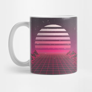 Synthwave sun Mug